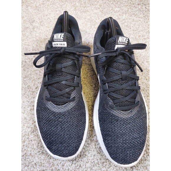 Nike Flex TR 9 Training Shoes Women Size 9 Black Anthricite Lace Up 924339-001 - Picture 5 of 14
